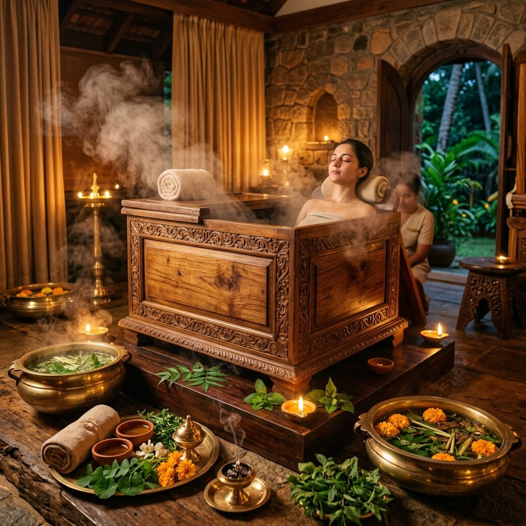 Swedana (Sudoration) Steam Therapy